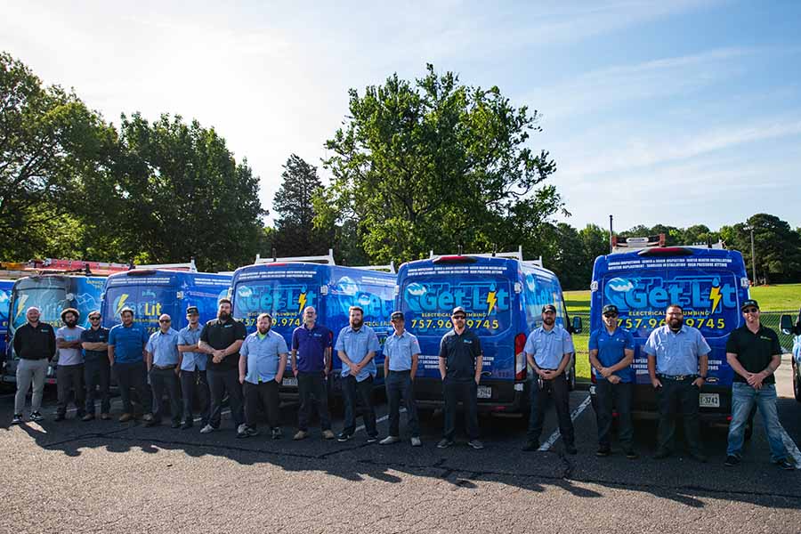 Get Lit Electrical service team