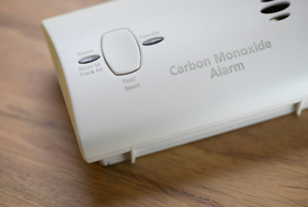 Home safety upgrade with carbon monoxide detector installation in Chesapeake VA
