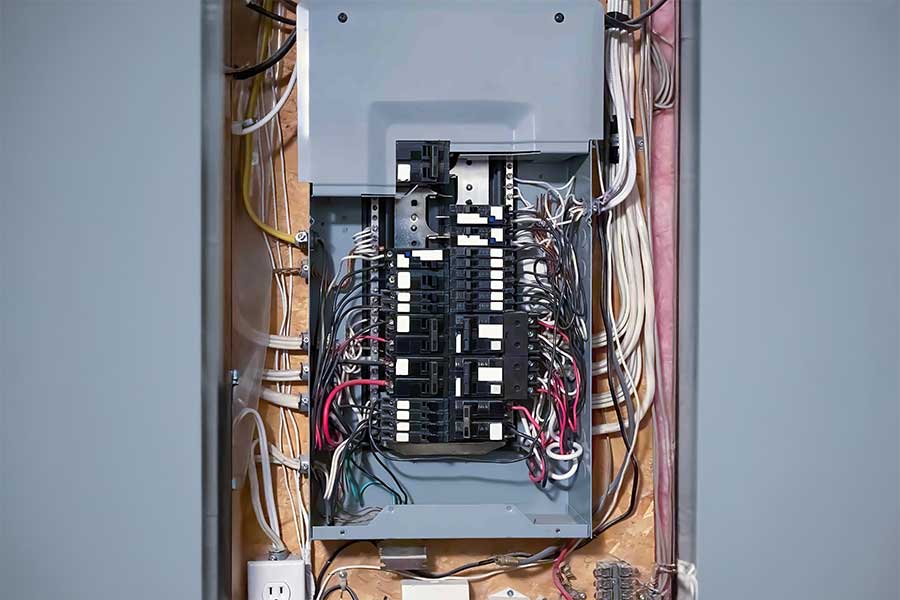 Electrical panel upgrade improving home power capacity in Chesapeake VA